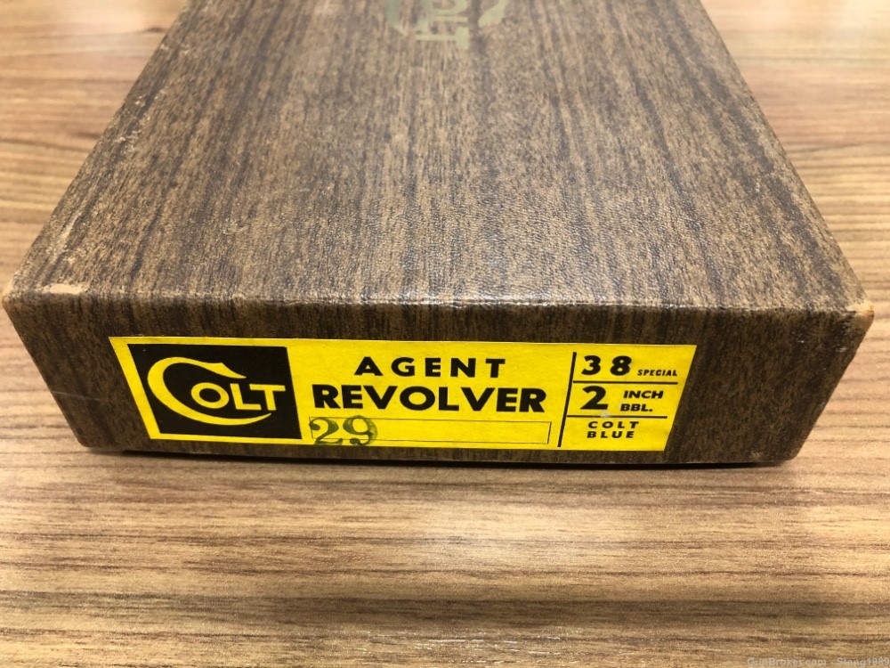 Colt Agent Factory Original 2” Revolver Box -img-2