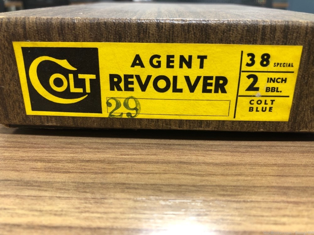 Colt Agent Factory Original 2” Revolver Box -img-6