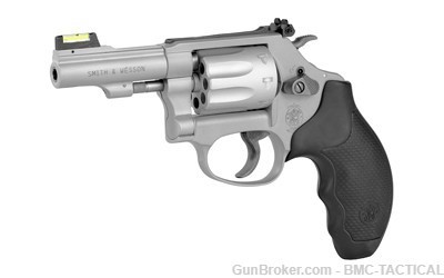 Smith & Wesson, Model 317, Kit Gun, 22LR, 3" Barrel, Silver, 8 Rounds-img-2