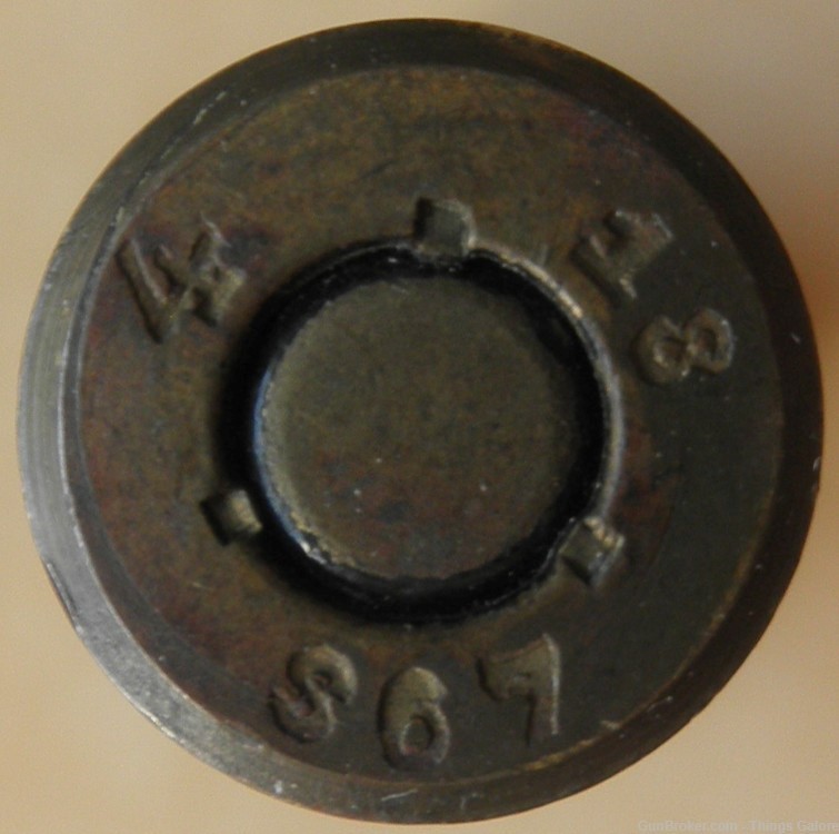 WWI GERMAN 8MM MAUSER ammo Patrone S Pr (Spitzgeschoß mit Phosphor)-img-0