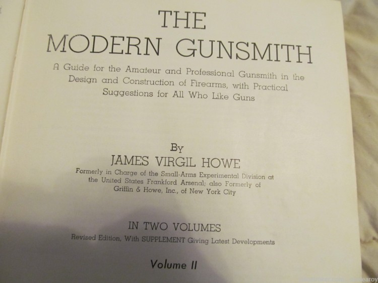 The Modern Gunsmith Vol II by James Virgil Howe-img-2