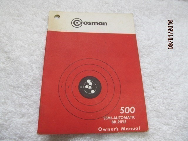 Crosman 500 Owner's Manual-img-0