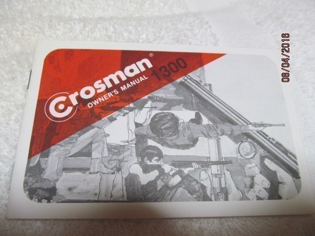 Crosman 1300 Owner's Manual-img-0