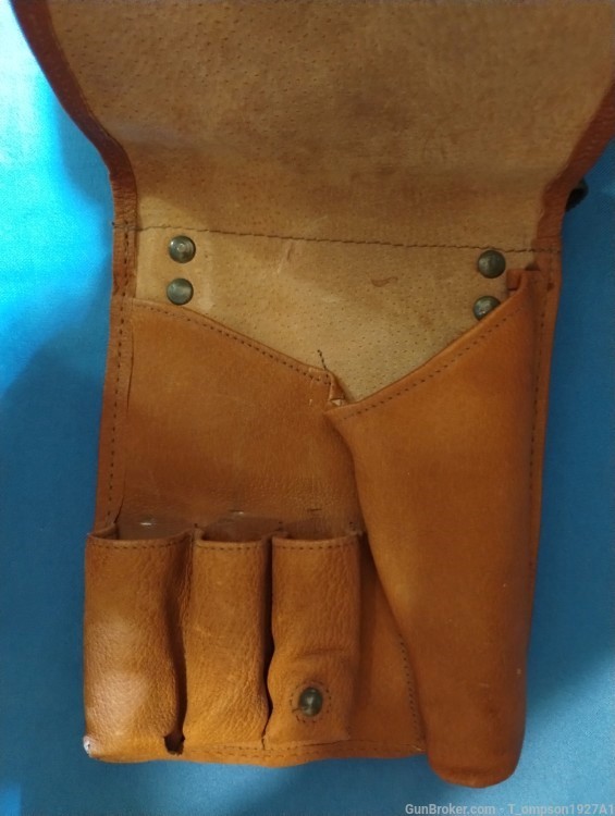 Czech Flare Gun & Flare Leather Holster/ Carry Case.-img-1