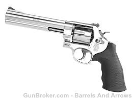 Smith & Wesson 12462 610 Revolver 10MM 6.5" Bbl, Stainless Steel-img-0