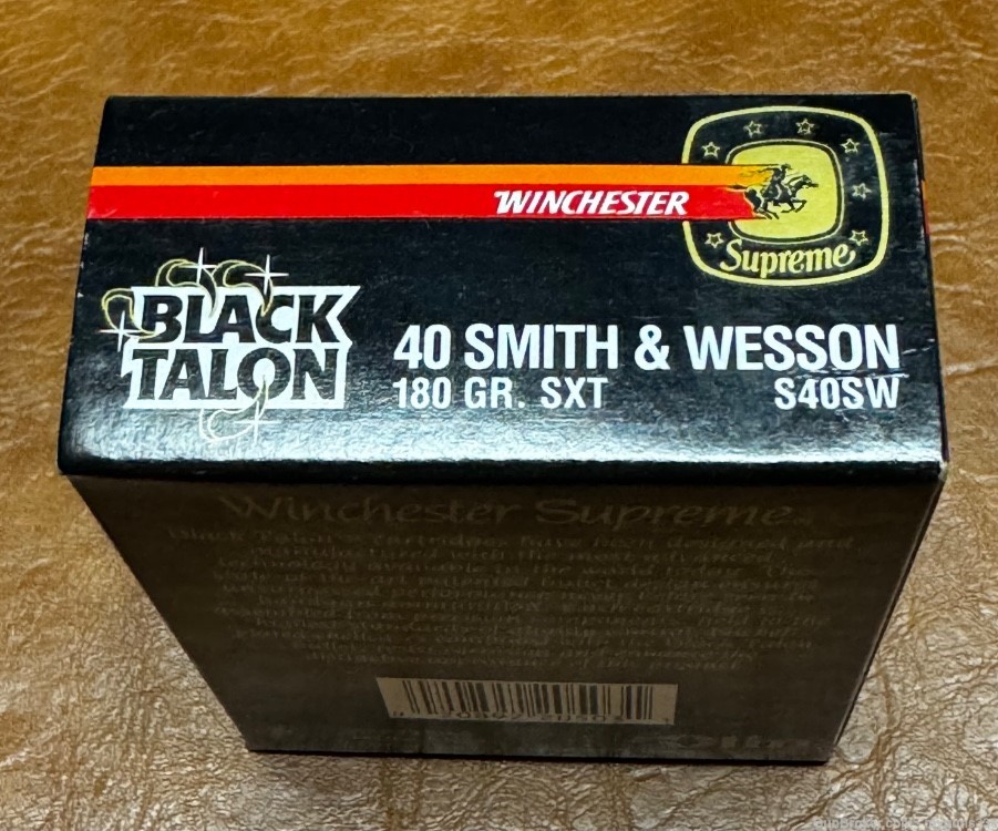 Winchester Black Talon 40S&W Has Never Been Handled Since Purchased-img-1