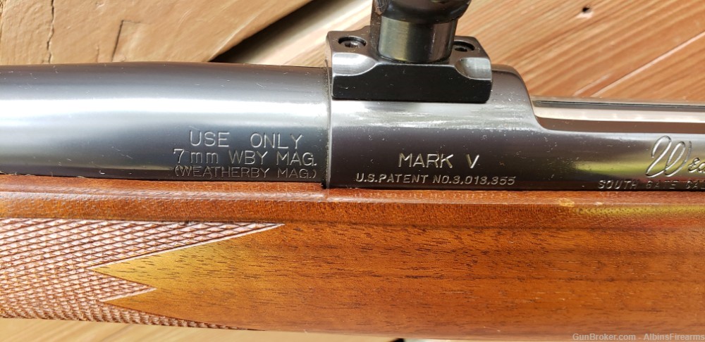 Weatherby Mark V, Deluxe, 7mm Weatherby Magnum Caliber, 26" Barrel-img-13