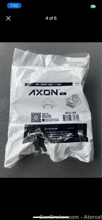 Unity AXON SL Switch SYNC Dual-Lead SureFire / Crane Laser M1913 7" -img-3