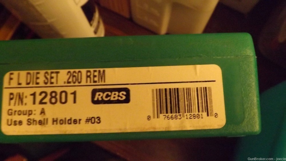 RCBS .260 Remington die set-img-0