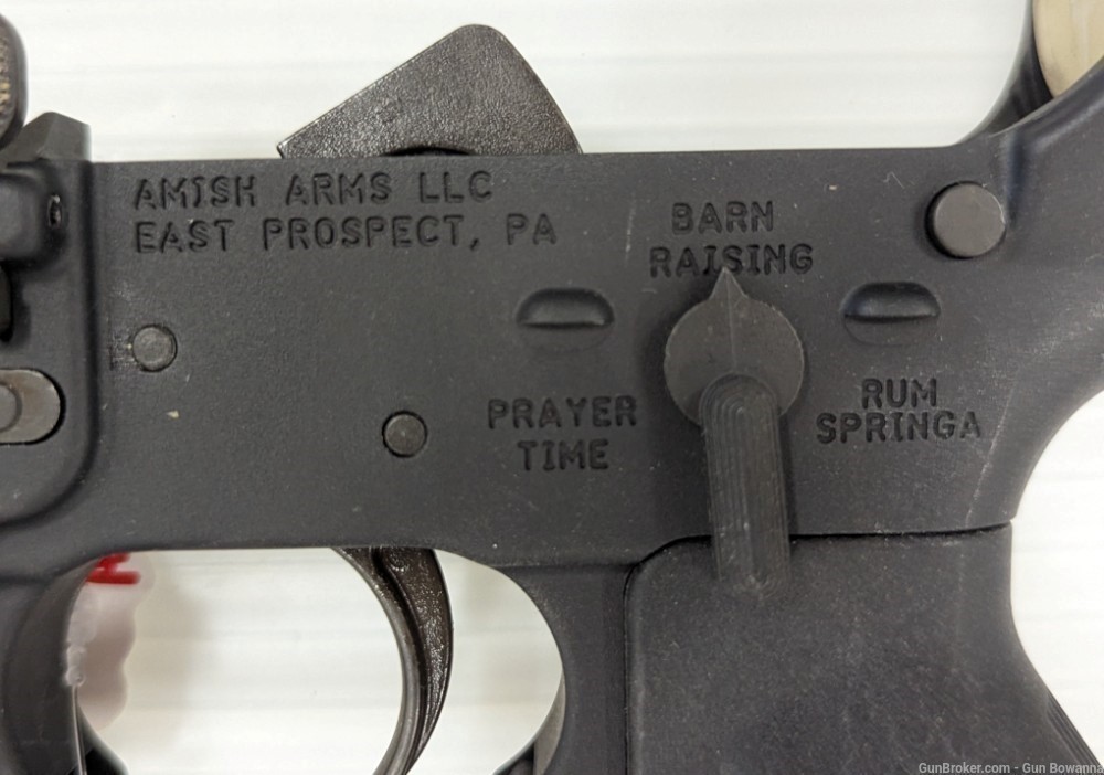 Amish Arms Buggy-15 AR15 Lower Receiver Frame-Barn Raising/Rumspringa-img-9