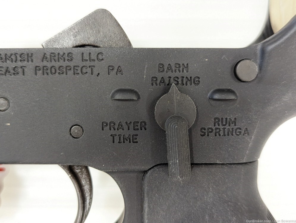 Amish Arms Buggy-15 AR15 Lower Receiver Frame-Barn Raising/Rumspringa-img-6