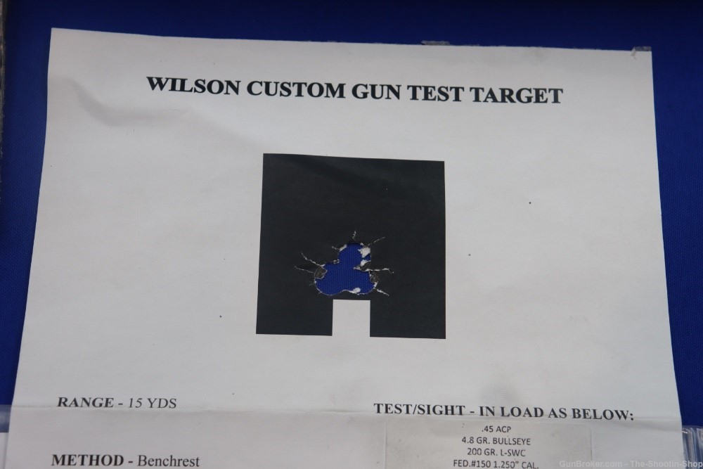 Wilson Combat Model CLASSIC 1911 Pistol 45ACP Two Tone 5" Match Ambi MS 45 -img-47