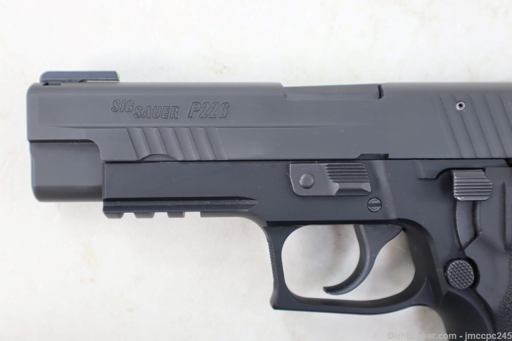 Rare Nice Sig Sauer p226 Tacops 9mm Pistol W/ 4.4" BBL Truglo Front Sight -img-5