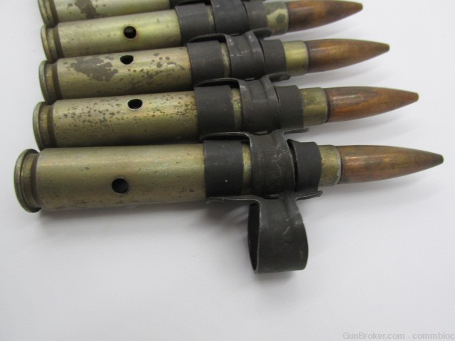 .50 BMG FACTORY DUMMY ROUNDS FOR M2 M2HB DISPLAY MOUNTED GUNS 22RD BELT-img-1