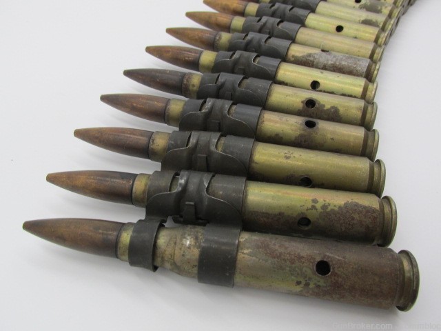 .50 BMG FACTORY DUMMY ROUNDS FOR M2 M2HB DISPLAY MOUNTED GUNS 22RD BELT-img-0