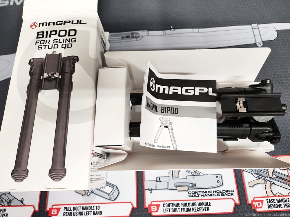 Magpul® Bipod – Sling Stud Quick Detach  QD-img-1