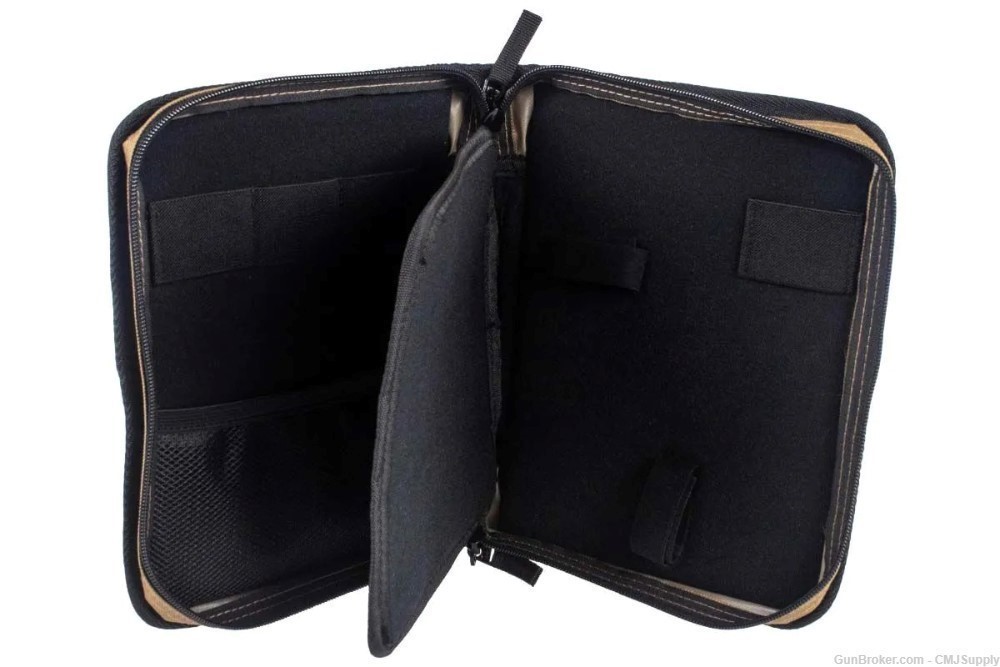Hk Heckler & Koch Pistol Case Tan Soft Side Zipper 4-Mag Factory-img-1