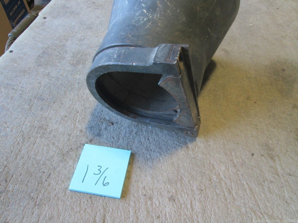 Used Blast Deflector for M120 Mortar 120MM, Missing Locking Knob-img-1