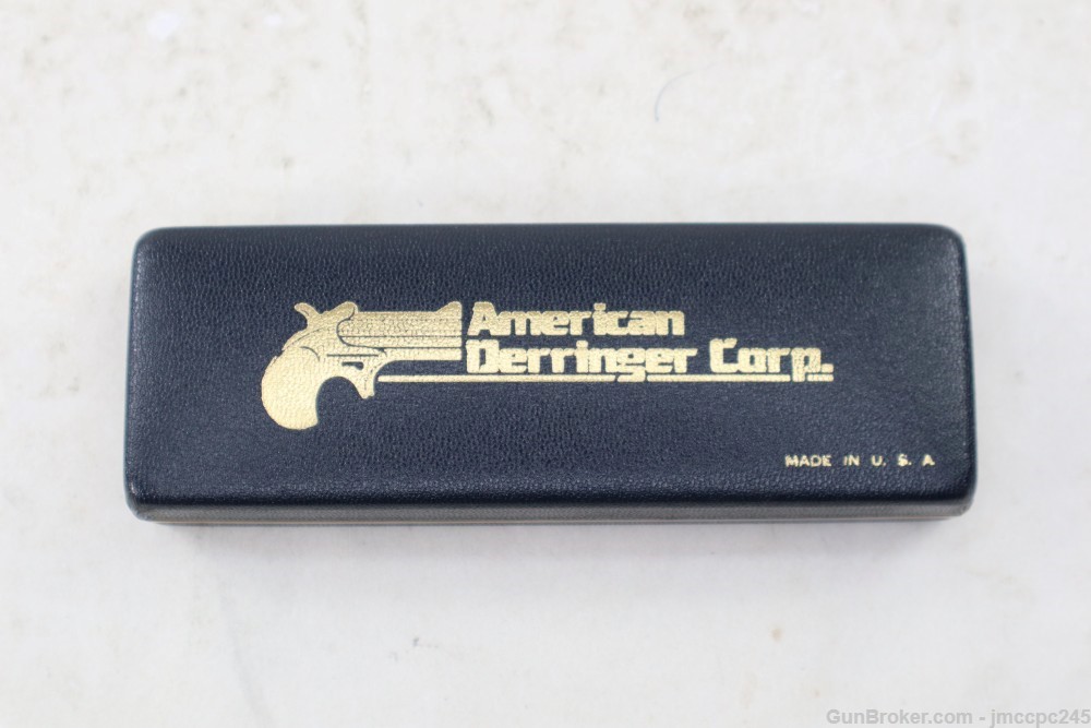 Rare Very Nice American Derringer .25 ACP Pen Pistol W/ Original Box Scarce-img-2