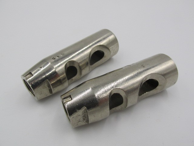 CHROME OR NICKEL PLATED AK47 MUZZLE BRAKE. HUNGARIAN MILITARY ISSUE. -img-0
