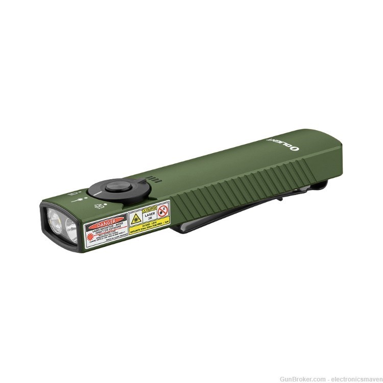 Olight Arkfeld Pro OD Green CW EDC Flashlight, LED Light/UV/Laser, 1300L-img-0