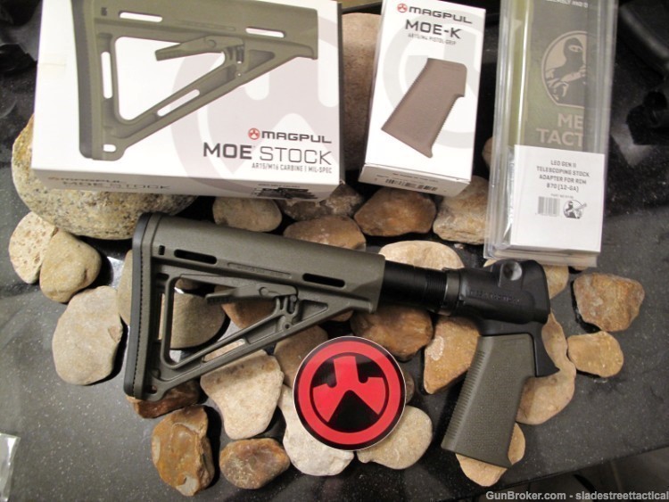 Mossberg 500 Magpul + Mesa Tactical Stock Shotgun ODG OLIVE DRAB 6 POSITION-img-1