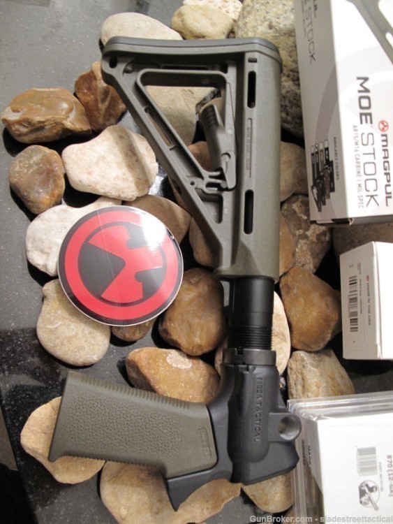 Mossberg 500 Magpul + Mesa Tactical Stock Shotgun ODG OLIVE DRAB 6 POSITION-img-2
