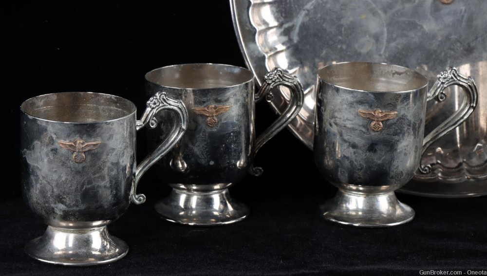 WWII THIRD REICH NSDAP OFFICIALS CANTEEN COFFEE/ESPRESSO SET FREE S&H-img-3