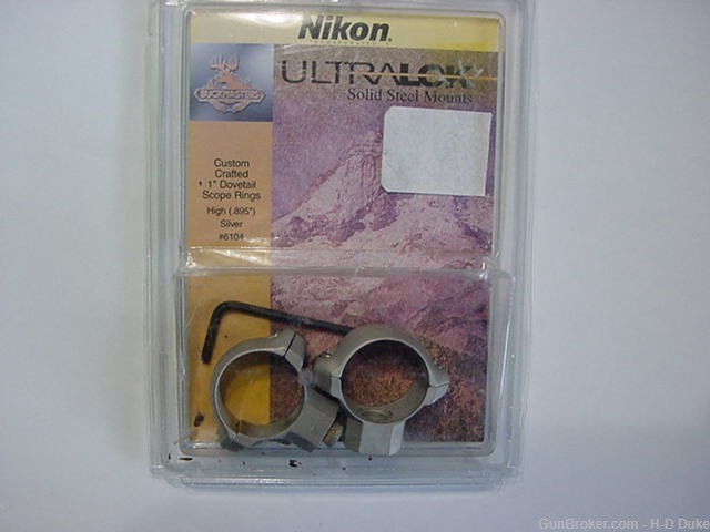 Nikon Ultralok 1" dovetail rings-img-0