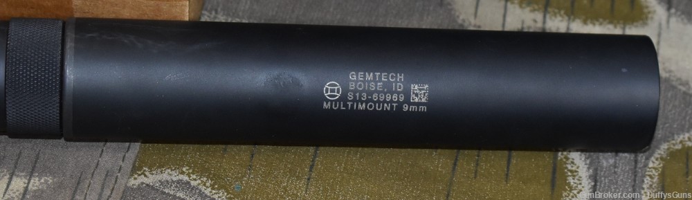 UZI Model B Machine Gun Fully Transferable with Gemtech Suppressor-img-3