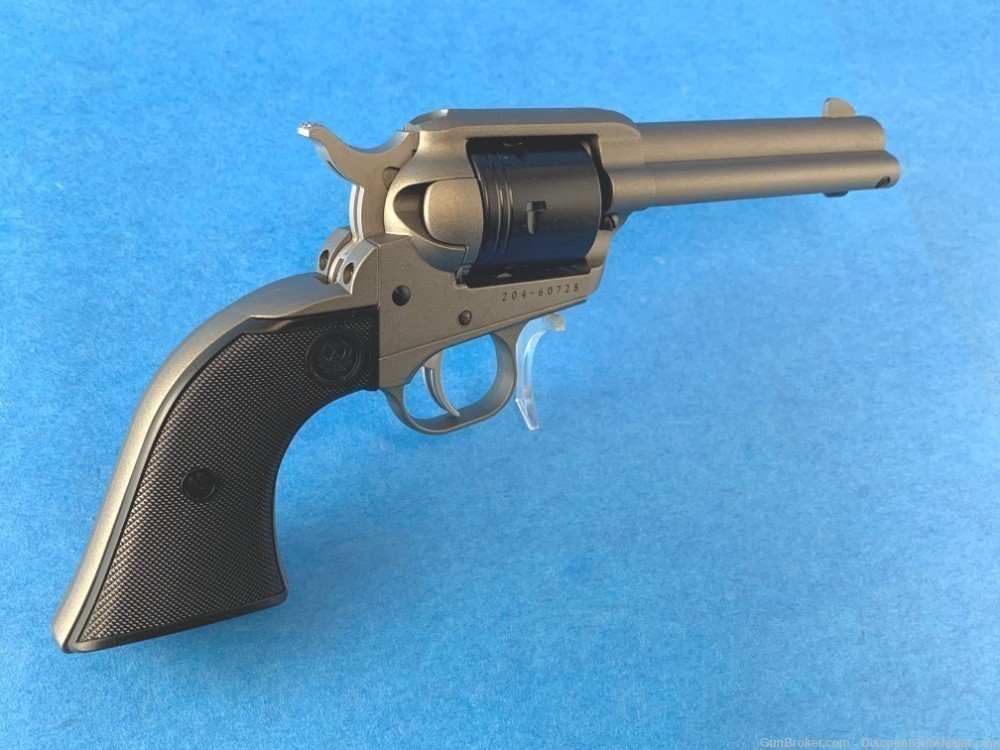 Ruger Wrangler Revolver Silver 4.62" .22 LR 6 Shot - NIB-img-0