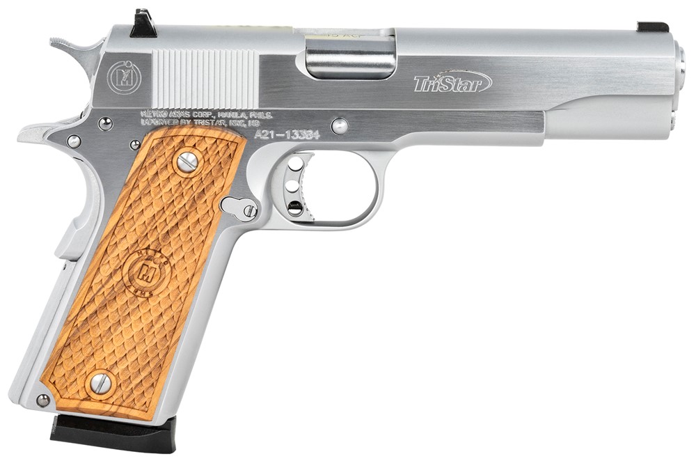 TriStar American Classic Government 1911 45 ACP Pistol 5 Chrome 85602-img-0