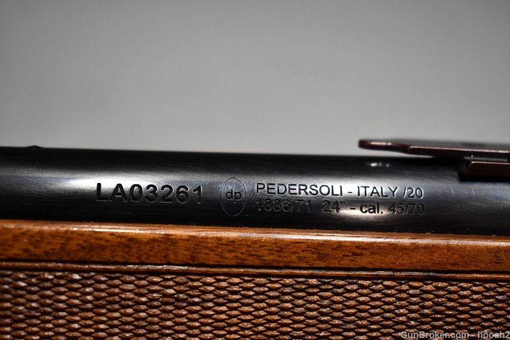Nice Pedersoli Taylor's & Co Model 1886/71 Lever Rifle 45-70 Govt W Box-img-41