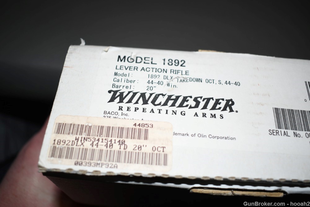 Excellent Winchester Model 1892 Deluxe Limited Takedown Carbine 44-40 W Box-img-51