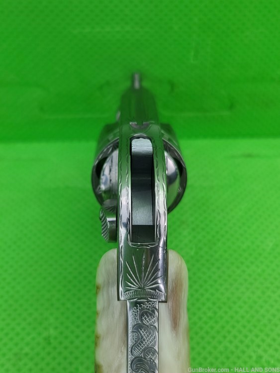 Smith & Wesson 649 * 38 SPECIAL * FULLY HAND ENGRAVED + RAM HORN GRIPS-img-13