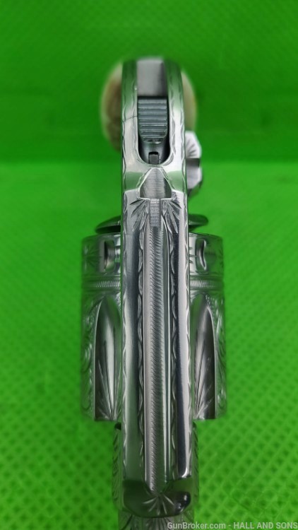 Smith & Wesson 649 * 38 SPECIAL * FULLY HAND ENGRAVED + RAM HORN GRIPS-img-15