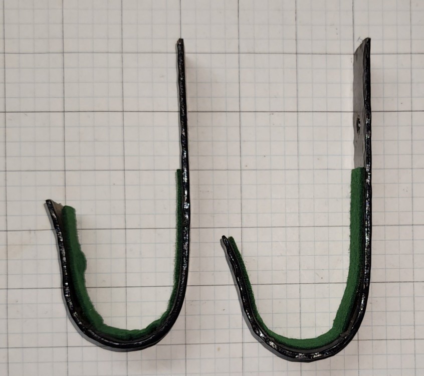 Antiqued Black Iron 1" Display Hooks-img-1