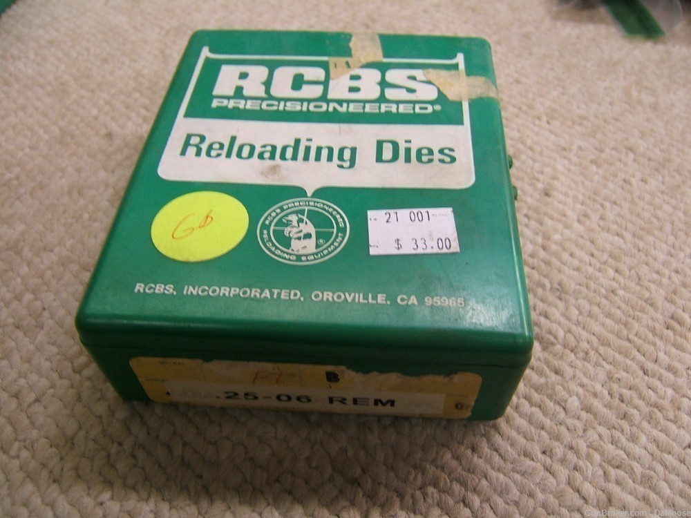 RCBS 25-06 Remington Reloading Dies-img-1
