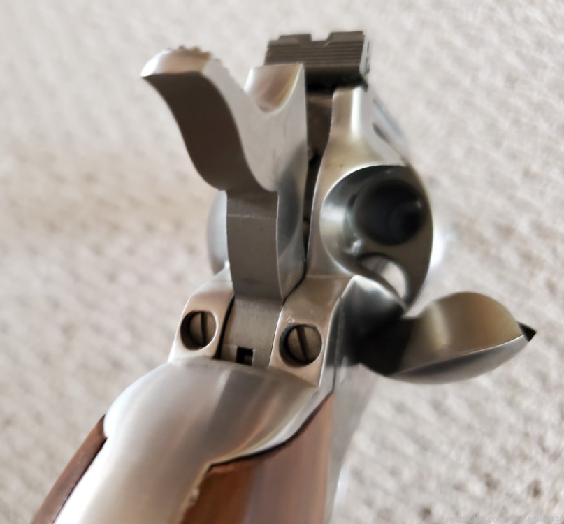 VIRGINIAN DRAGOON SAA REVOLVER, STAINLESS, 7.5-INCH, .44 MAGNUM, MINT!-img-10