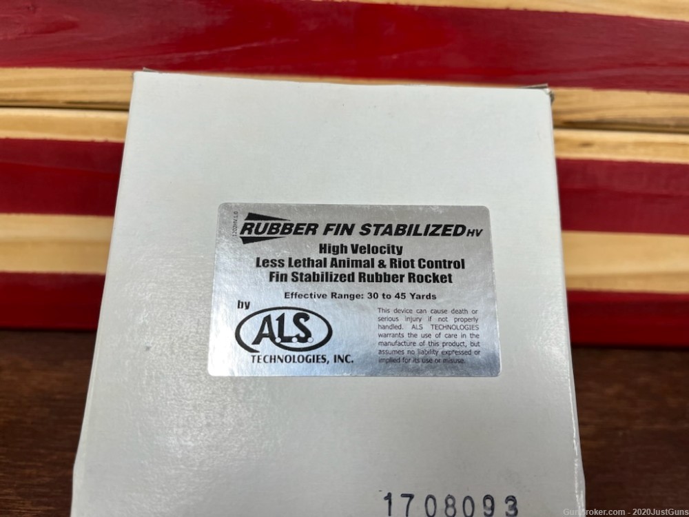 12GA ALS Rubber Fin Stabilized Less Lethal  17rds. Total-img-1