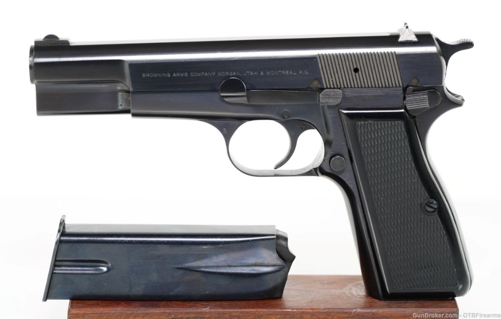 Browning Hi Power 9mm MFG 1981 Assembled in Portugal 1 mag Mint-img-0