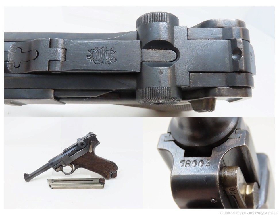 Post-WWI DWM German LUGER P.08 7.65x21mm C&R Jack “Legs” Diamond   -img-0