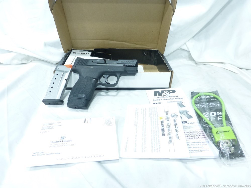 NIB Smith & Wesson S&W M&P 45 Shield 45ACP 3" Thumb Safety 180022-img-0
