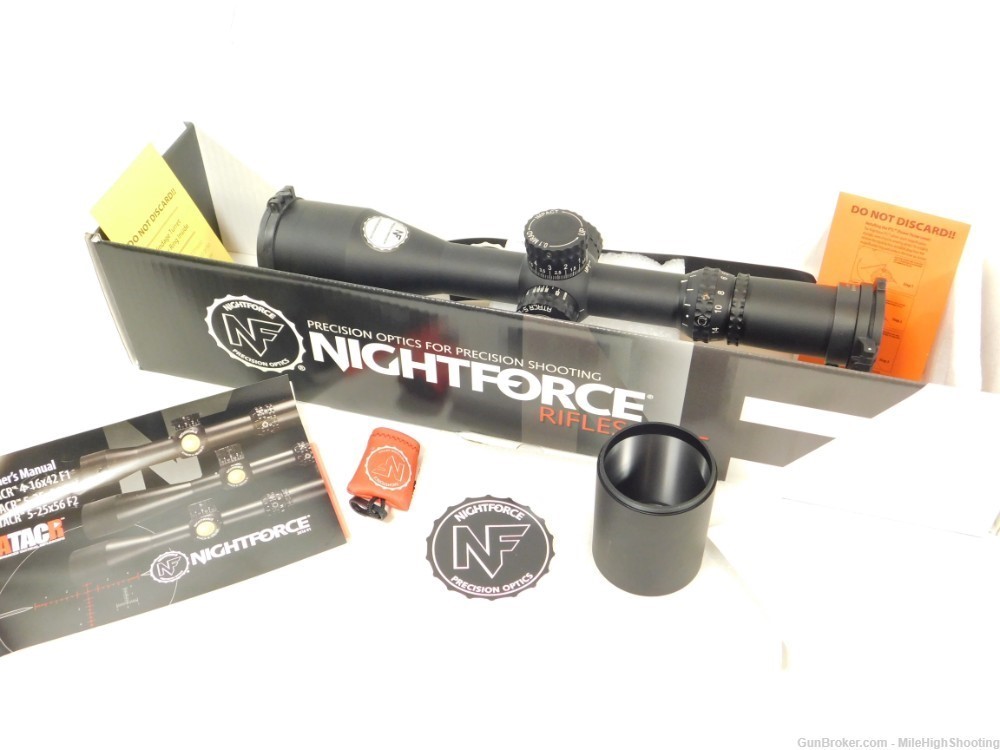 Nightforce: Like New ATACR 5-25x56 F2, Mil-R Illuminated C554-img-9