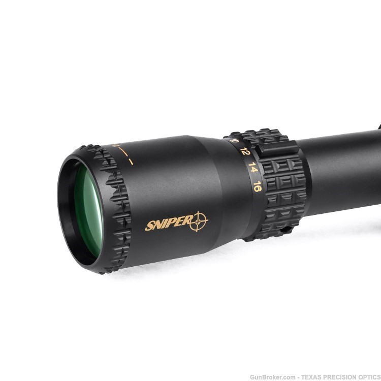 Sniper 4-16X50 Riflescope Illuminated Reticle 30mm tube Elevation Lock Ring-img-6