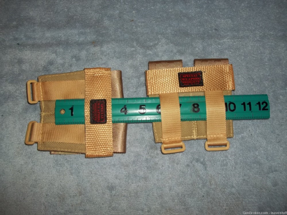 2 Special Weapons Belt Slide & Molle Nylon Tactical Dual Magazine Carriers -img-8