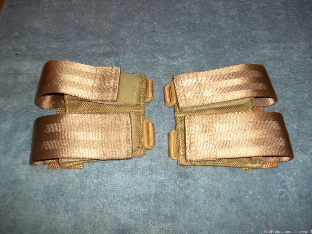 2 Special Weapons Belt Slide & Molle Nylon Tactical Dual Magazine Carriers -img-4