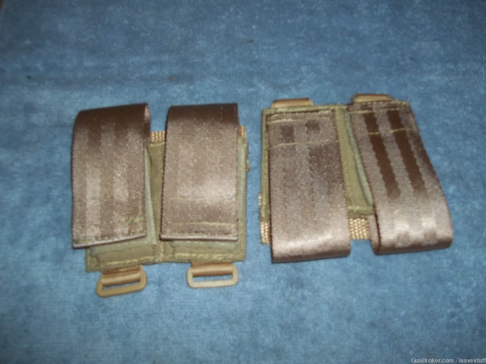 2 Special Weapons Belt Slide & Molle Nylon Tactical Dual Magazine Carriers -img-5