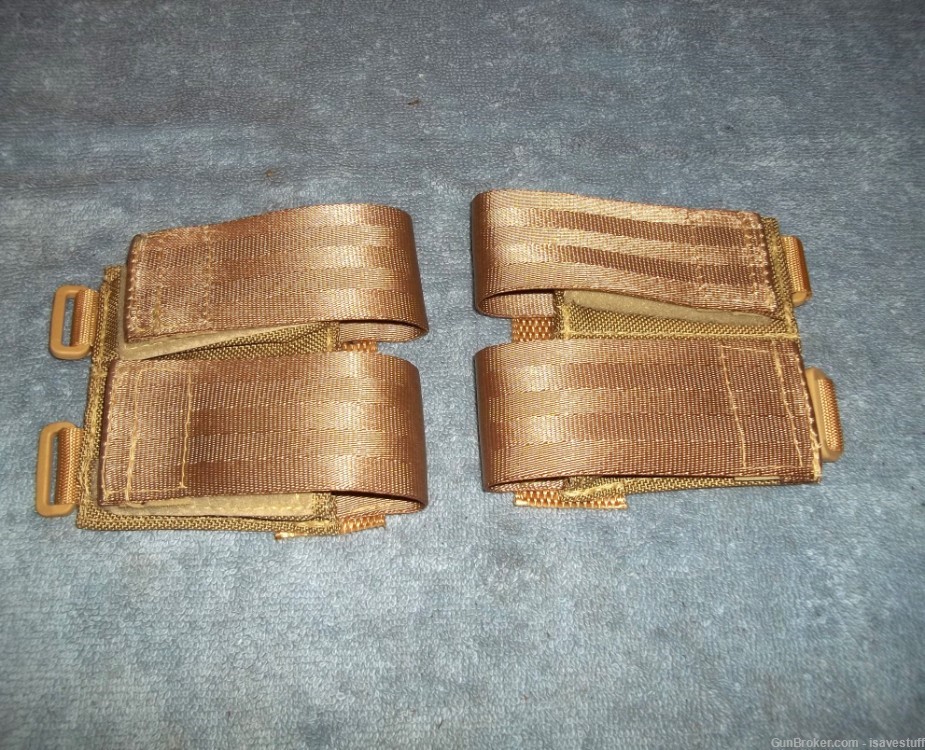 2 Special Weapons Belt Slide & Molle Nylon Tactical Dual Magazine Carriers -img-6