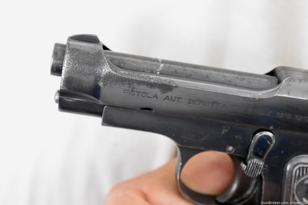 Beretta 1915-1919 .32 ACP Italian service pistol matching numbers C&R OK-img-15